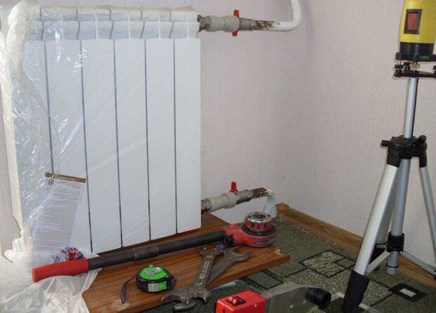 comment installer un radiateur de chauffage