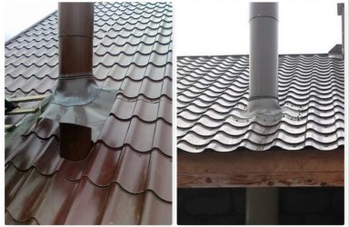 Comment sceller un tuyau de toit en ardoise?