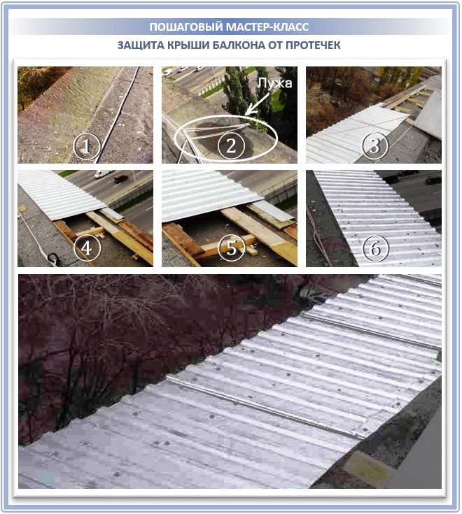 Comment protéger le toit du balcon des fuites ?