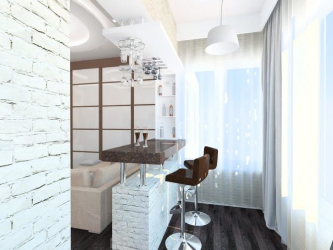 Le comptoir de bar en pierre est très durable et résistant à l'humidité, mais il est plus difficile à manipuler et coûte cher