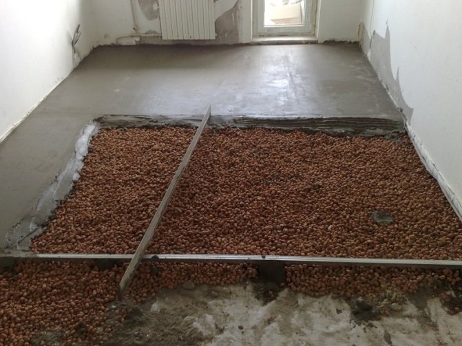 Laine de roche pour chapes