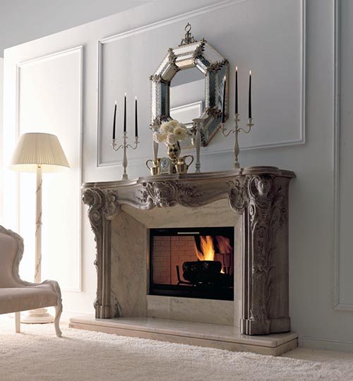 Cheminée de style classique
