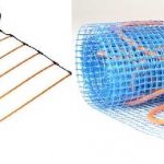 Tapis carbone (gauche) et câble (droit)