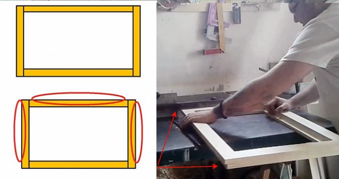 image d & # 39; un cadre en bois