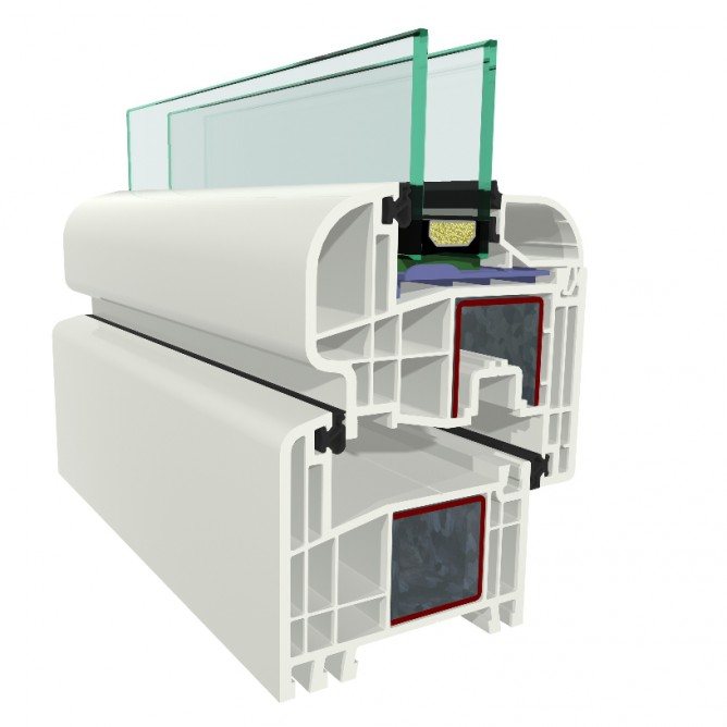 image d'une fenêtre à double vitrage