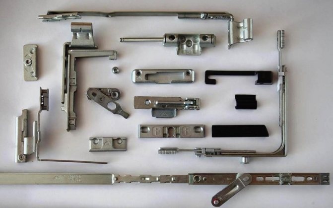 photo de ferrures pour une porte de balcon