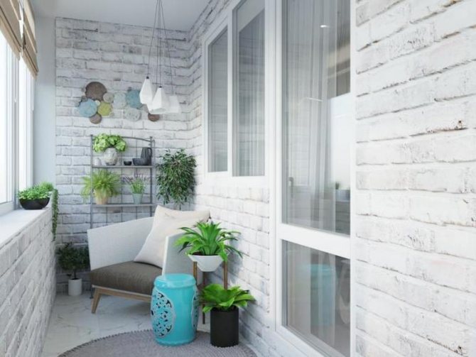 image Comment peindre un mur de briques sur une loggia ou un balcon