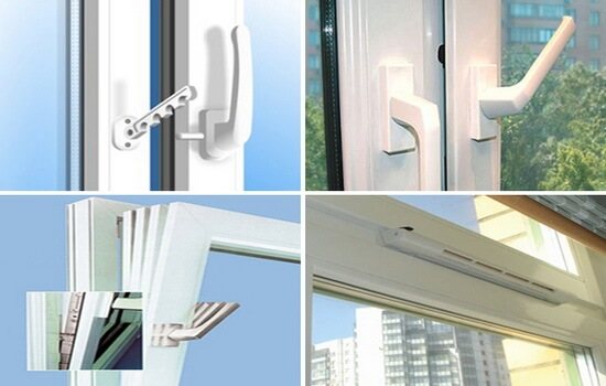 photo de la micro-ventilation des fenêtres en plastique