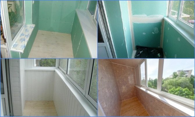 plaques de plâtre et panneaux PVC