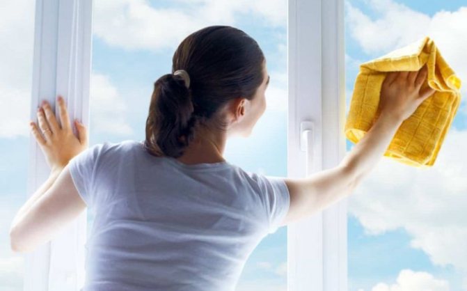 photo de nettoyage de vitres