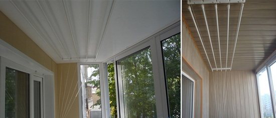 photo d'une sécheuse sur un balcon