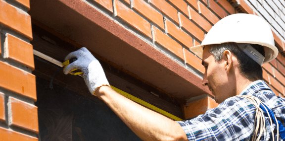 image des mesures de la fenêtre avec un quart