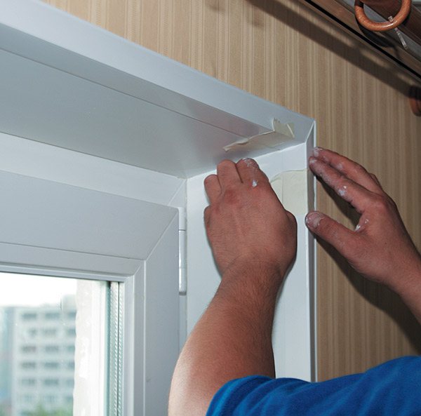 Photos sur demande Pose de pentes de fenêtres métalliques