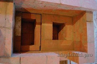 maçonnerie du poêle russe - poêle à double circuit