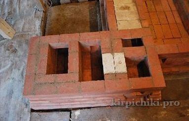 maçonnerie du poêle russe - cheminée commune