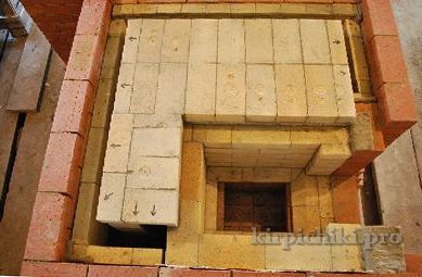 maçonnerie du poêle russe - dans le village