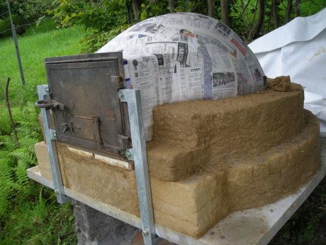 maçonnerie de mur de four