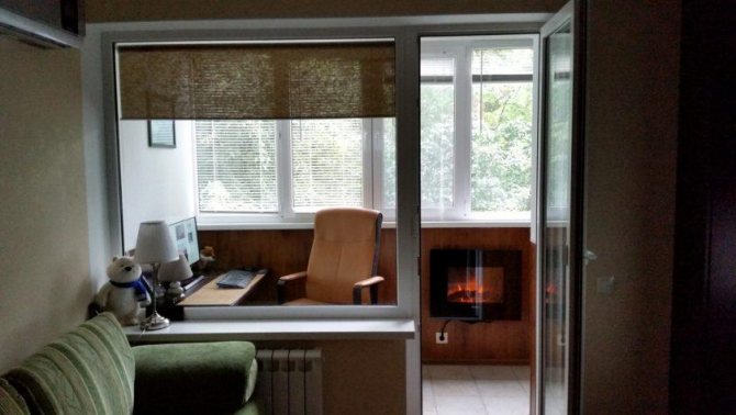 chambre sur le balcon