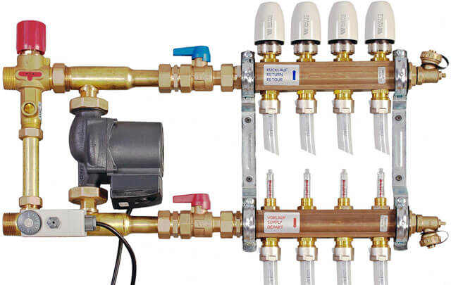thermostat d'ambiance pour chauffage au sol à eau