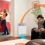 La convection d'air froid et chaud crée une température confortable dans la maison