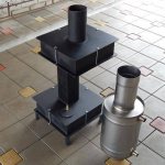 chaudière minière avec circuit d'eau