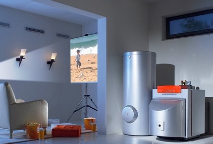 Chaudière avec réservoir