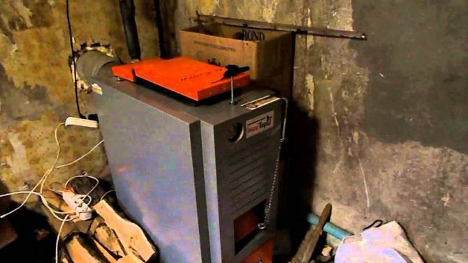 Chaudière à feu par le haut