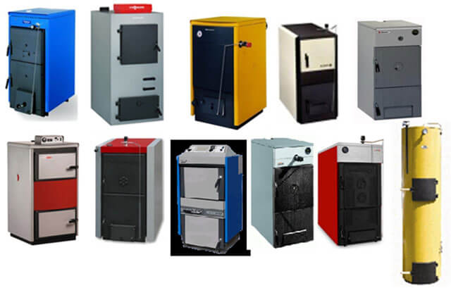 chaudière en fonte à double circuit à combustible solide