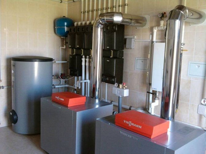 chaufferie avec équipements supplémentaires