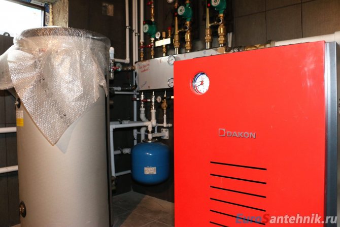 chaufferie avec chaudières à combustible solide