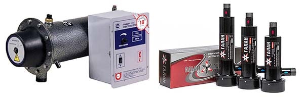 Chaudières électriques - éléments chauffants et électrode