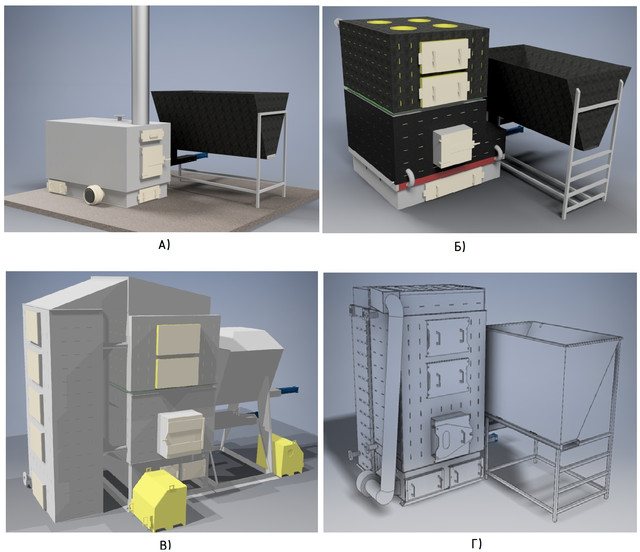 Chaudières à sciure produites par GRV