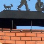 Auvents de cheminée pour structures chauffantes