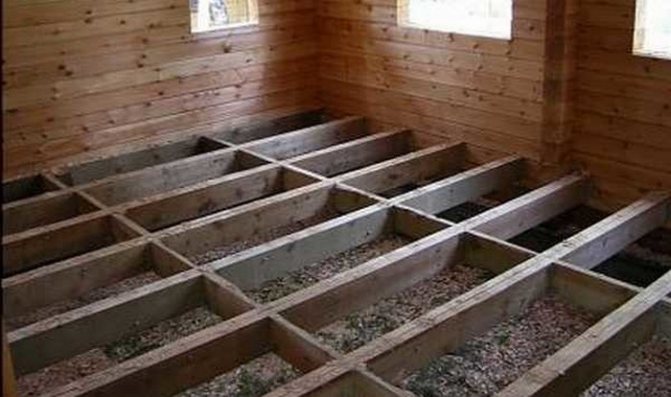 beaux sols dans les chalets d'été