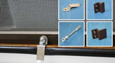 Fixation des moustiquaires