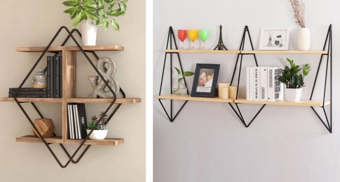 fixer des étagères murales avec un cadre en métal