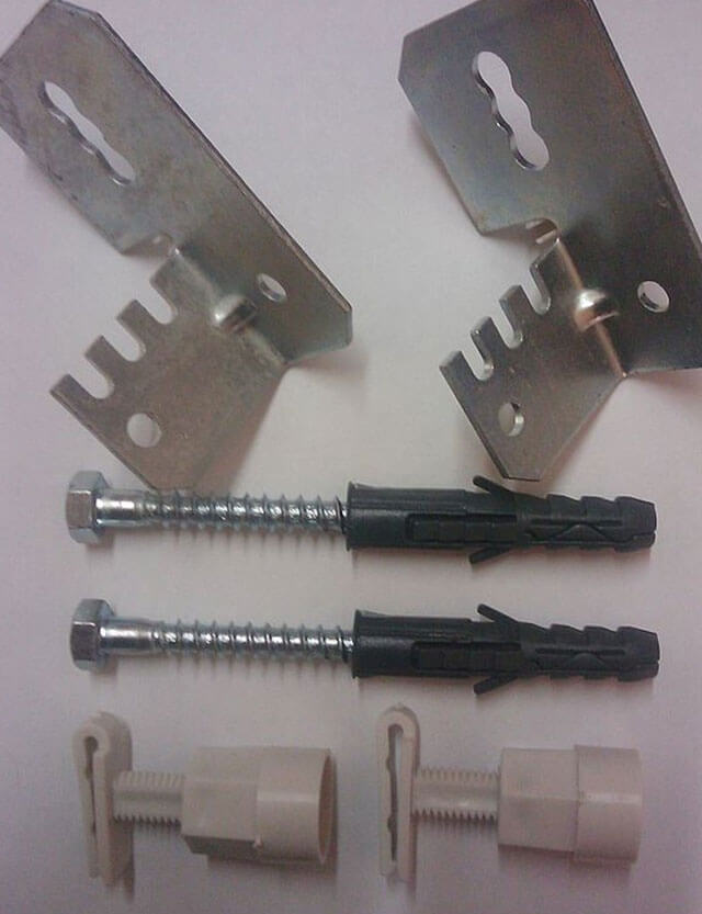 support au sol pour radiateurs en aluminium