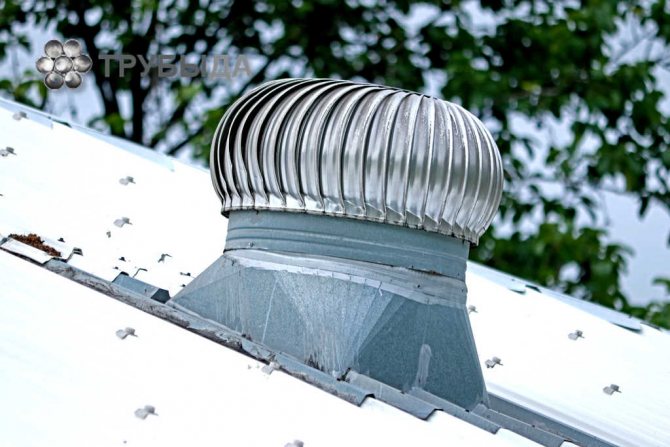 Champignon de ventilation rond