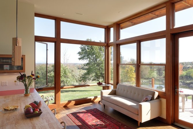 Cuisine et salon exposés sud