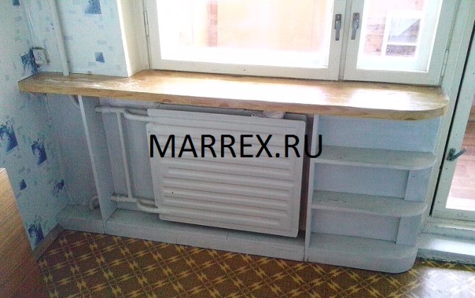 Expérience personnelle de l'augmentation de la largeur du rebord de fenêtre dans une maison à panneaux.