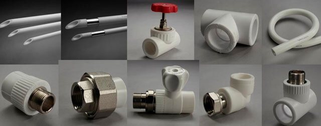 marquage des tuyaux en polypropylène pour le chauffage