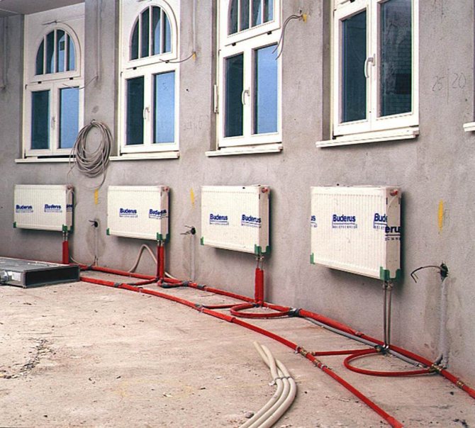 Des tuyaux de cuivre