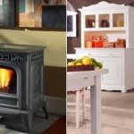 Foyers métalliques avec raccords de cheminée latéraux et supérieurs