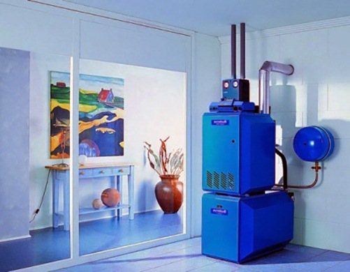 installation d'un générateur de chaleur à gaz