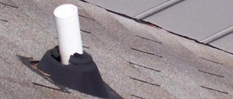 installation de pénétration de toit