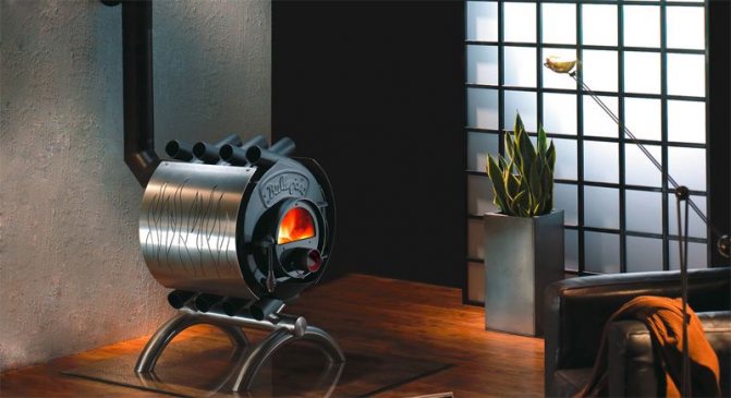 installation d'un poêle cheminée dans une maison en bois