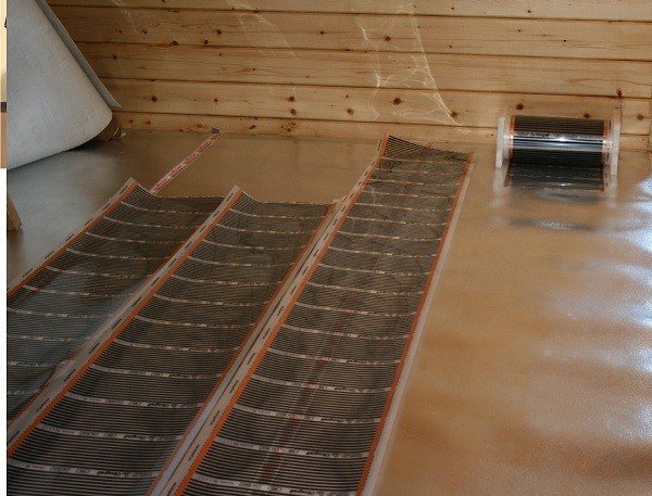 installation d'un plancher chauffant en film