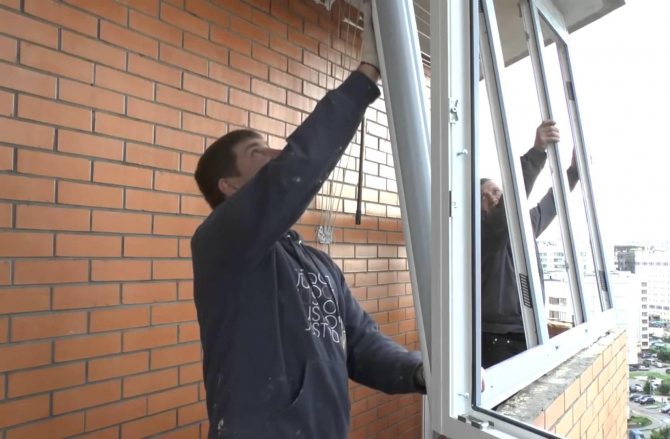 pose de fenêtres à double vitrage