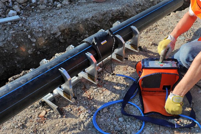 installation de tuyaux