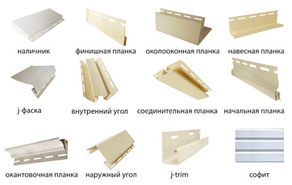 éléments de montage